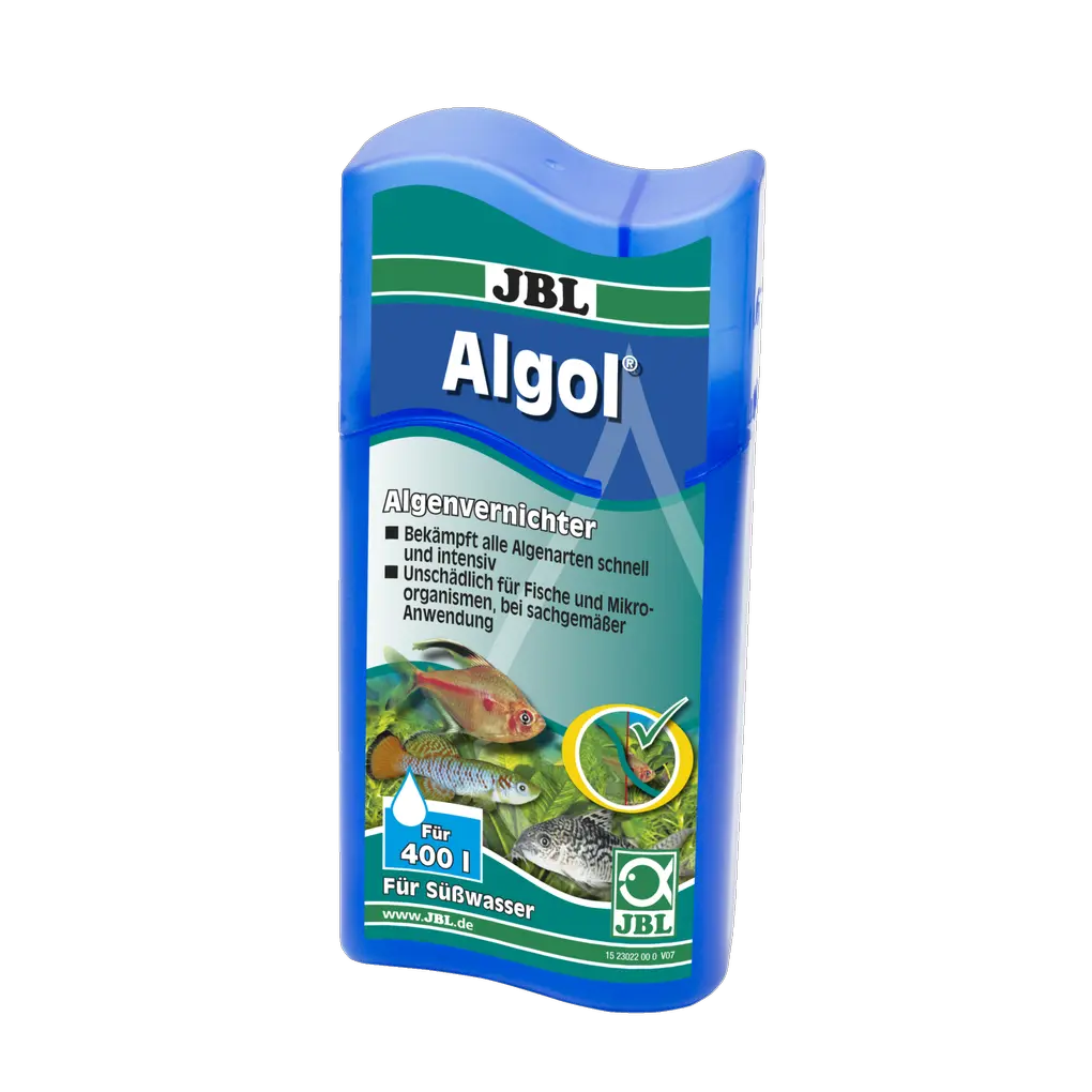 Für schöne Süßwasser-Aquarien: Bekämpft alle Algenarten (auch grünes Wasser = Schwebealgen) intensiv