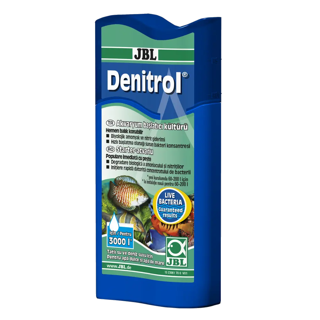 Adaugă în apa acvariului milioane de tulpini bacteriene utile, autotrofe și care descompun substanțele nocive, ceea ce permite popularea imediată cu pești. Recomandat în mod special după utilizarea medicamentelor și curățarea completă.
