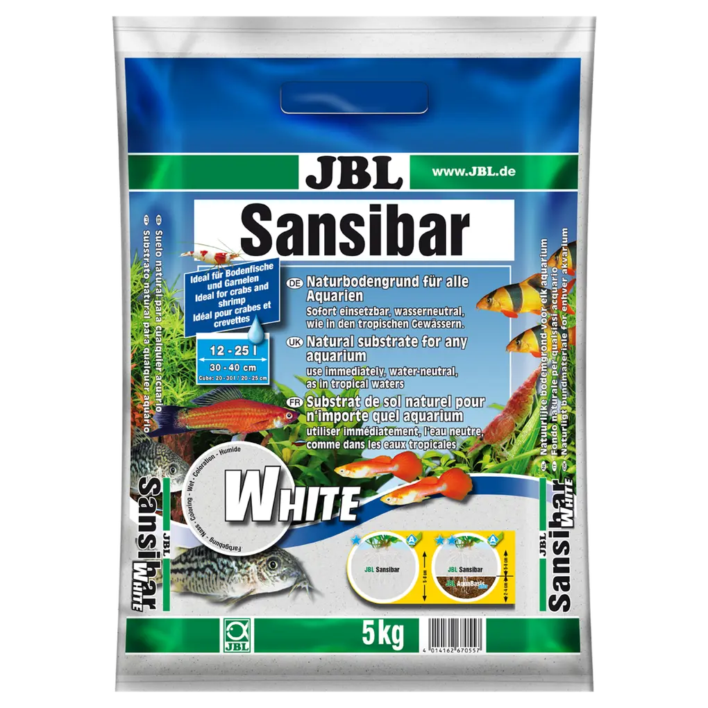 Perfect support for plant roots: substrate with a grain size of 0.2–0.6 mm for freshwater and saltwater aquariums and terrariums