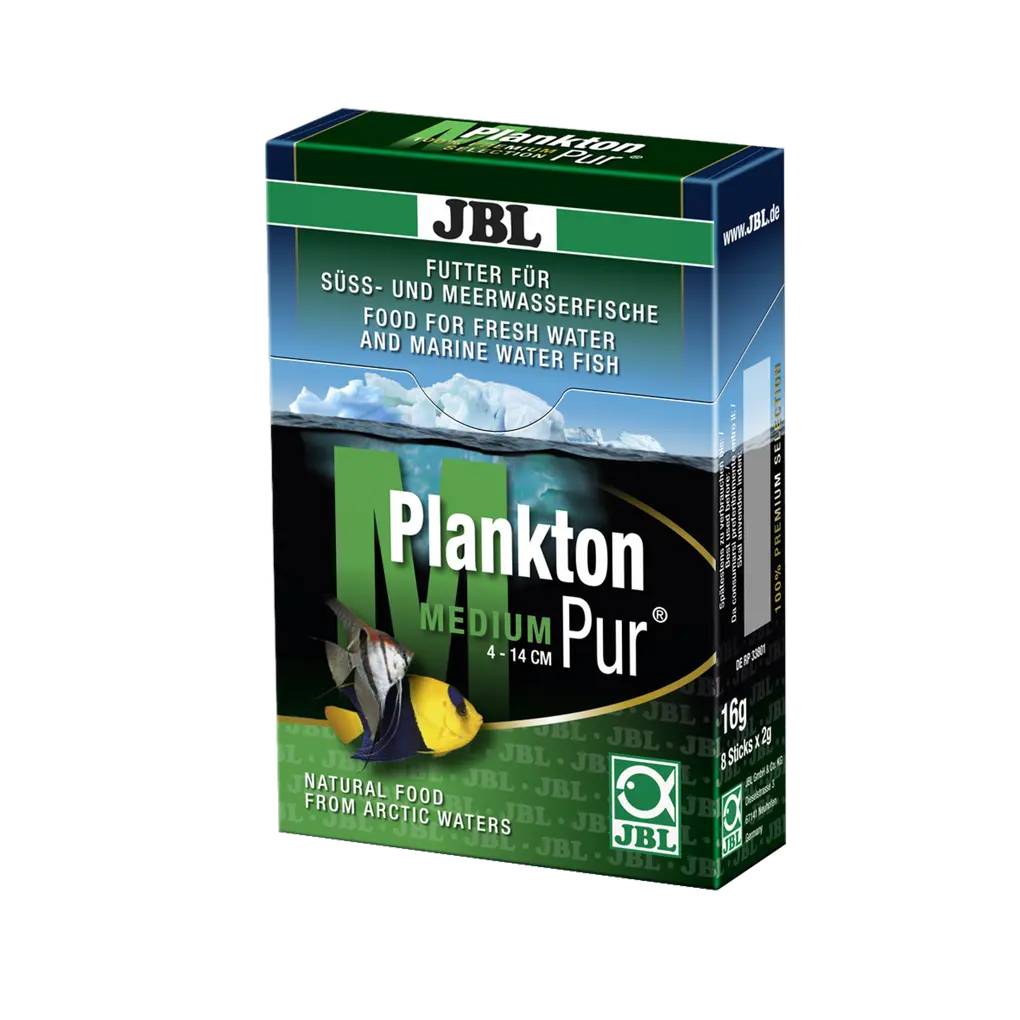 Varied: a tasty treat for tropical freshwater and saltwater fish as well as shrimp. Fresh and pure plankton.