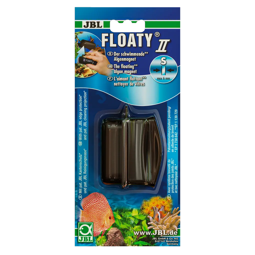 Nettoyage pratique et efficace des vitres d'aquarium : aimant de nettoyage pour vitres avec élément intérieur flottant