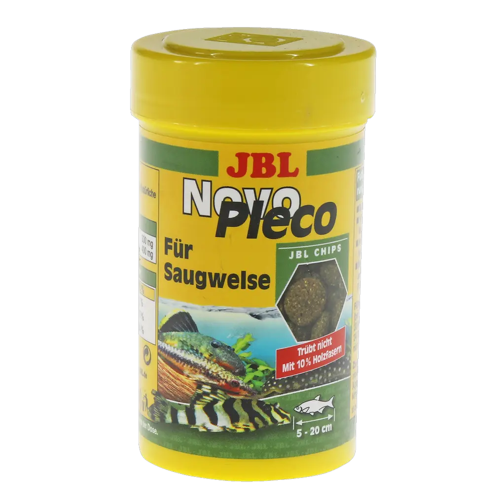 Complete nutrition and optimal growth for small and medium-sized sucking catfish: with spirulina, green food and energy-rich wheat germ.