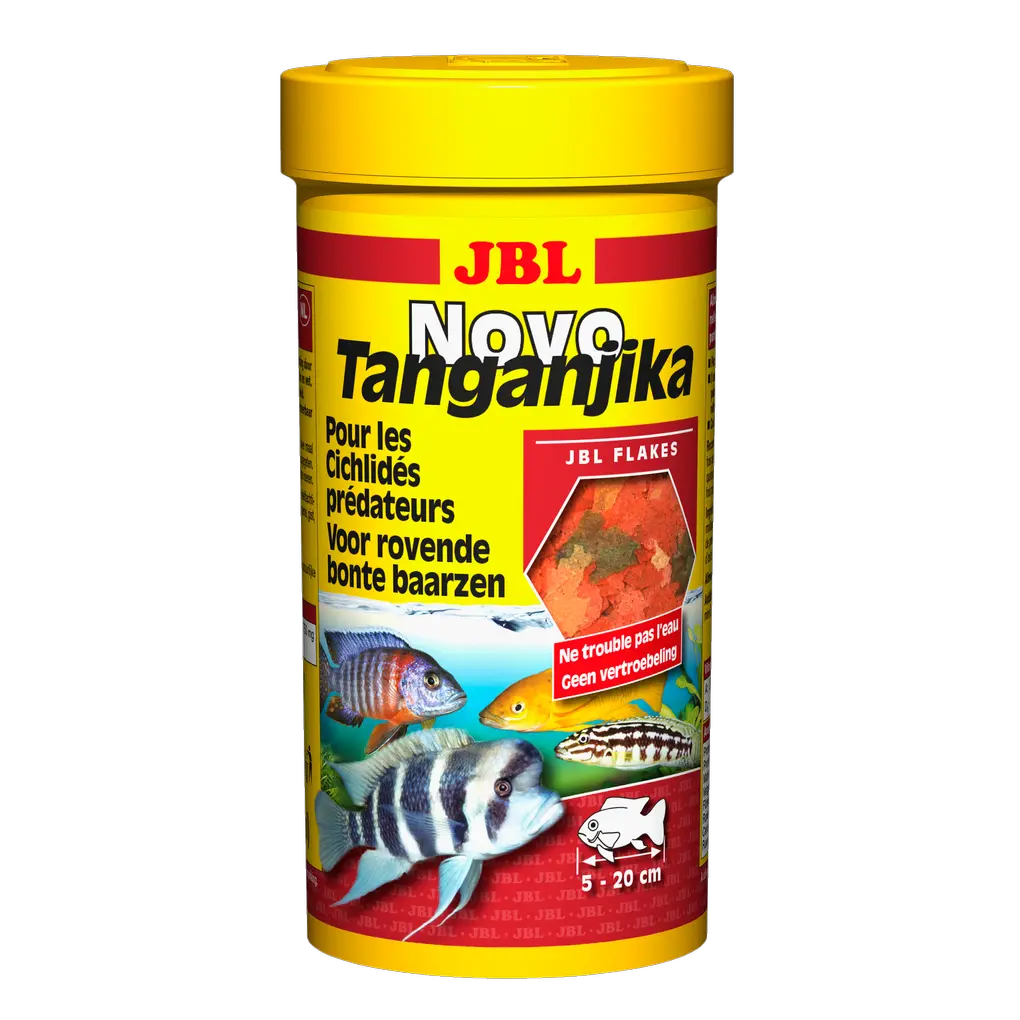 Une alimentation complète, une croissance optimale et des couleurs éclatantes pour les cichlidés prédateurs des lacs Tanganyika et Malawi : les caroténoïdes garantissent de belles couleurs.