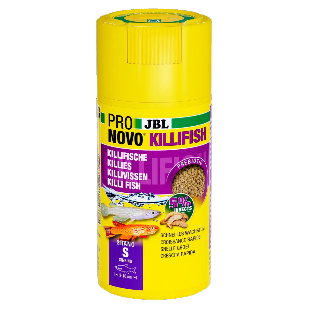 Prebiotisches & sinkendes Aquarium Fischfutter: Spezielle Balaststoffe im Futter versorgen die positiven Darmbakterien mit Nahrung für eine gesunde Verdauung