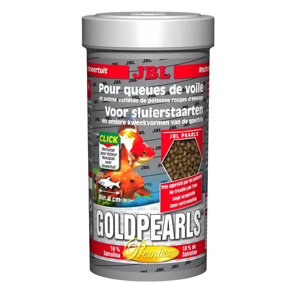 Alimentation complète, croissance optimale des poissons rouges et des voiles : matières premières sélectionnées pour répondre aux besoins de toutes les variétés de poissons rouges.