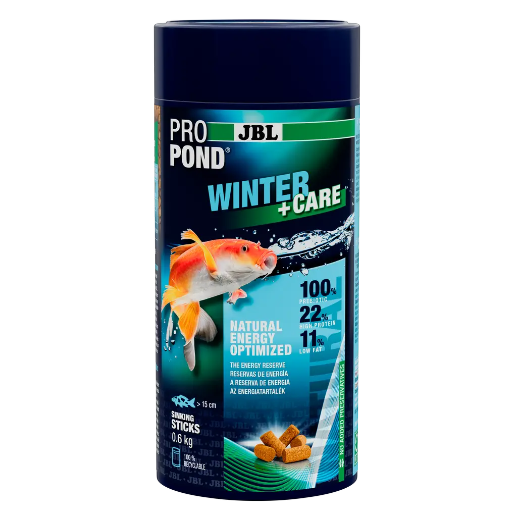 Provides optimal energy reserves at low winter temperatures (between 5 and 15 °C) thanks to its easily digestible formula.