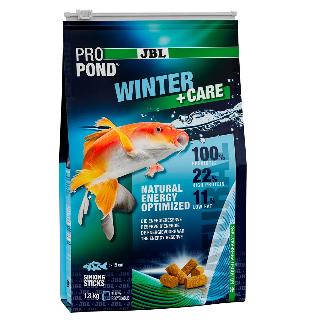 Provides optimal energy reserves at low winter temperatures (between 5 and 15 °C) thanks to its easily digestible formula.