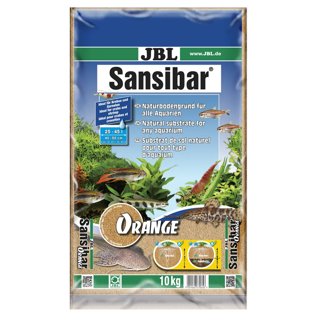 Fine, undyed sand substrate: substrate for freshwater and saltwater aquariums and aqua terrariums