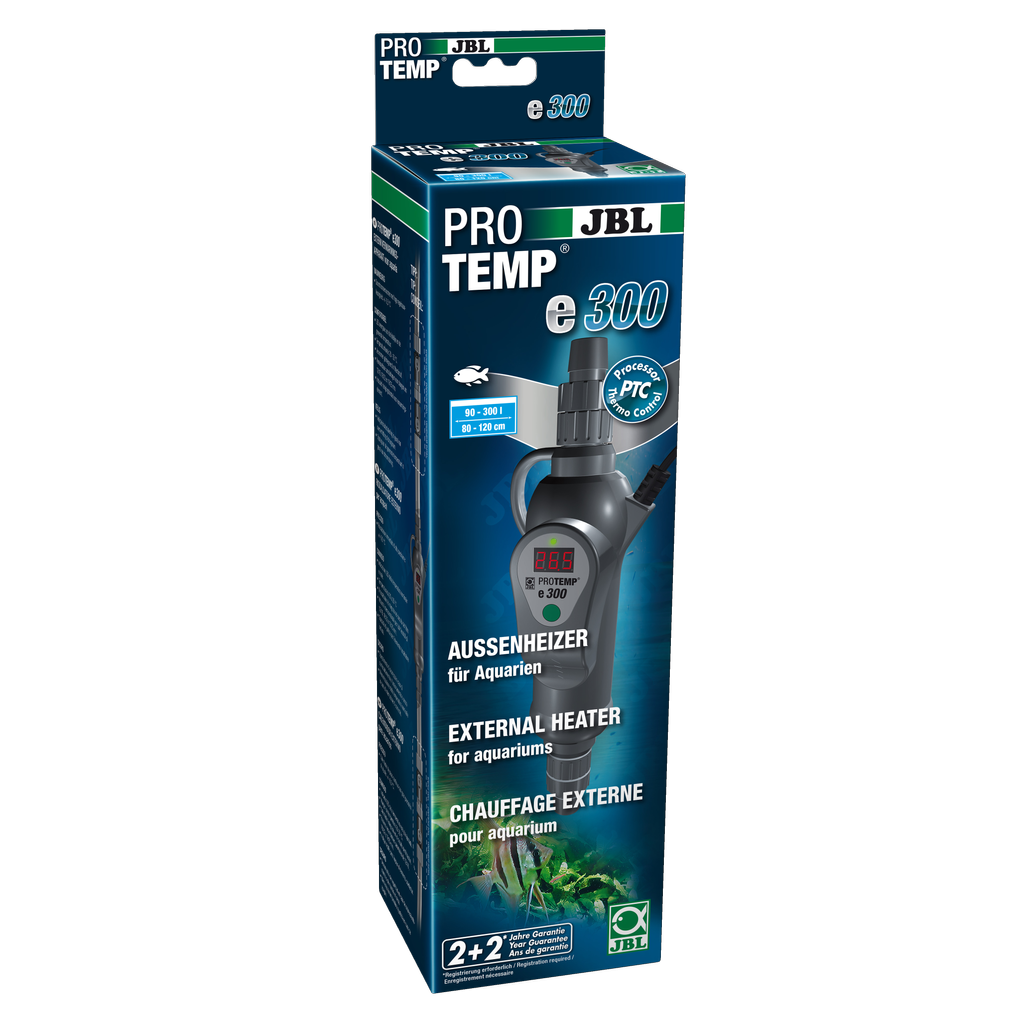 Flow heater that is integrated into the hose of the external aquarium filter, eliminating the need for a heater inside the aquarium.