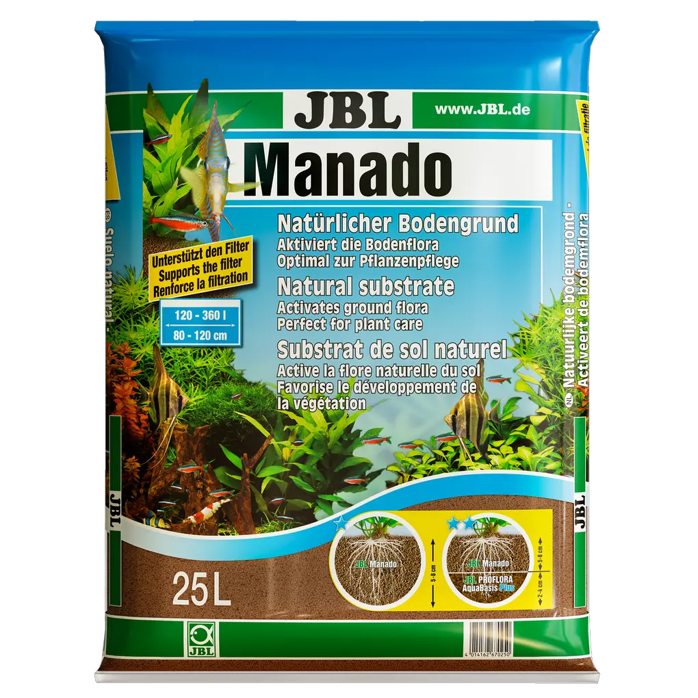 Ideal for plant care thanks to its porous structure and nutrient storage function: substrate for freshwater aquariums