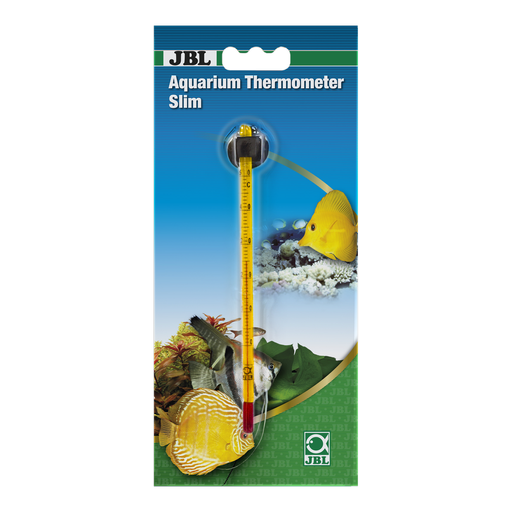 Precise measurement for healthy fish: highly accurate, slim glass thermometer for aquariums