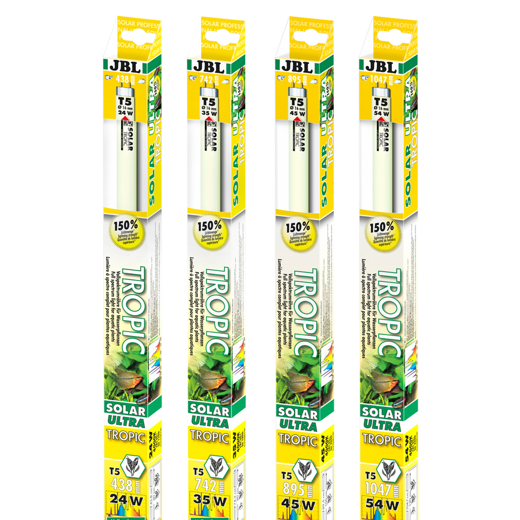 Sun-like full spectrum with all light spectral components for perfect growth of all aquarium plants