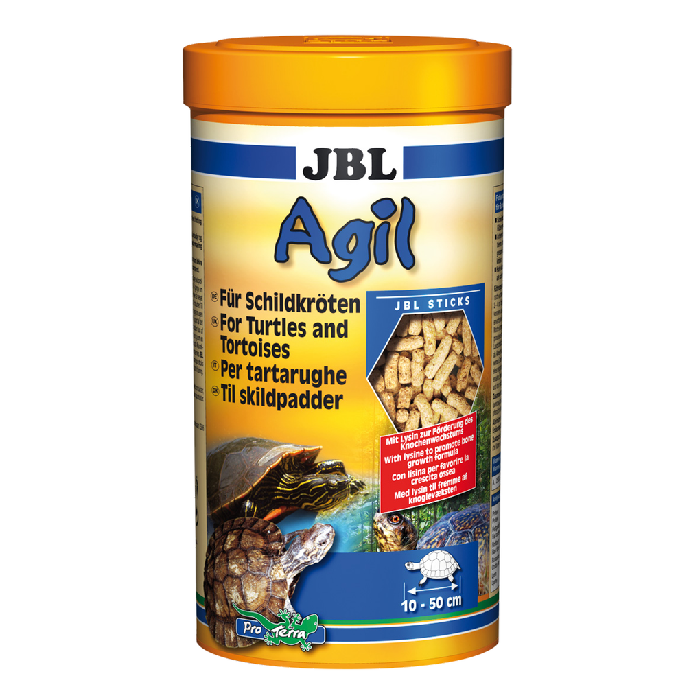 Specially formulated for the nutritional needs of aquatic and marsh turtles: staple food in the form of floating sticks for turtles measuring 10–50 cm in length.