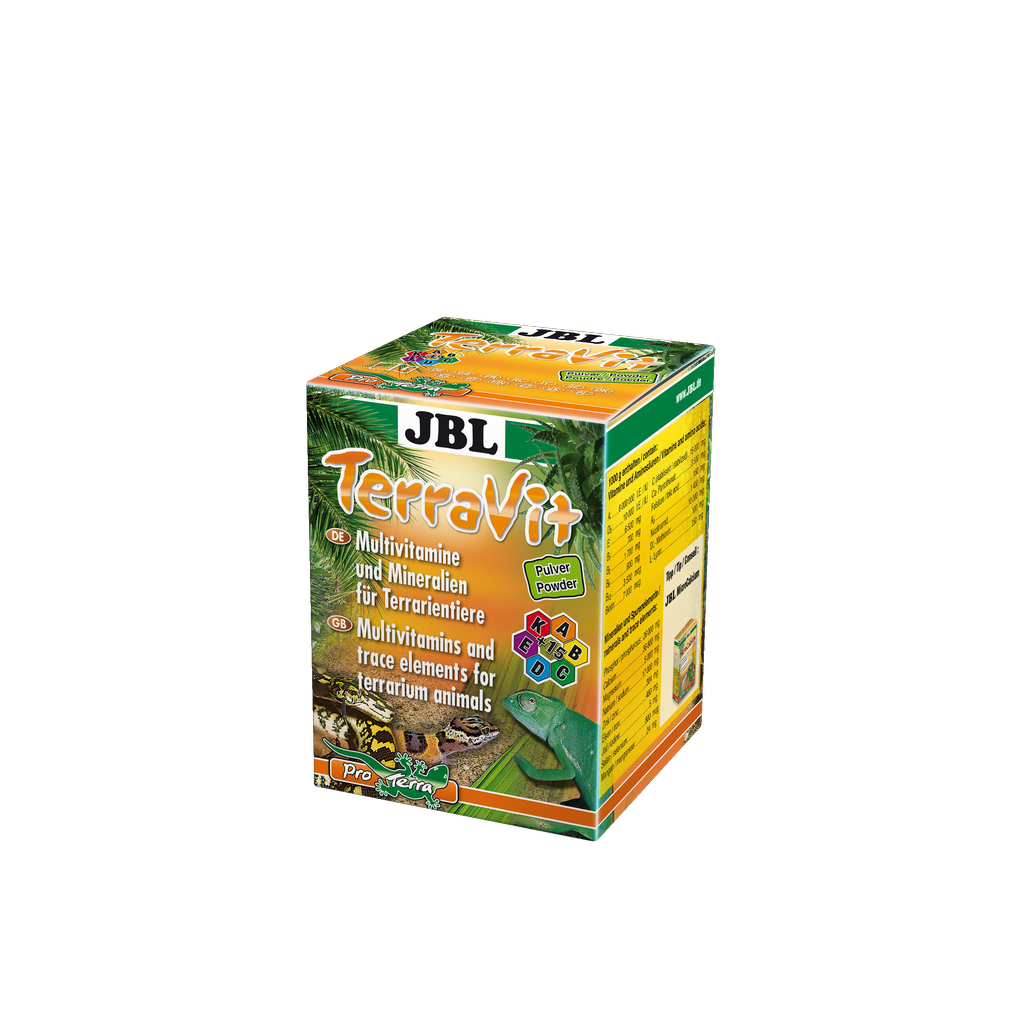Specially formulated for the needs of reptiles and other terrarium animals: supplementary feed with essential vitamins and trace elements for healthy animals.