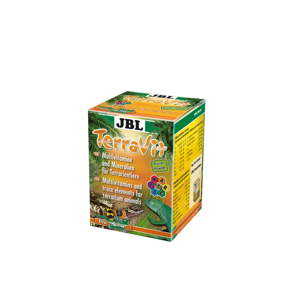 Especialmente diseñado para satisfacer las necesidades de los reptiles y otros animales de terrario: complemento alimenticio con vitaminas y oligoelementos esenciales para la salud de los animales.