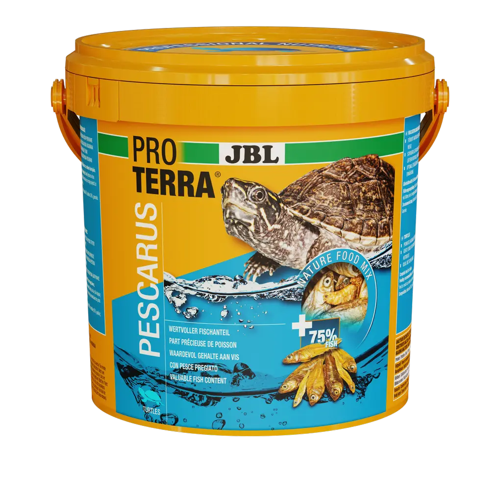 Gently dried whole fish and prawns provide valuable nutrients, just as they do in nature. Feed size: Prawns approx. 3 cm, fish up to approx. 9 cm