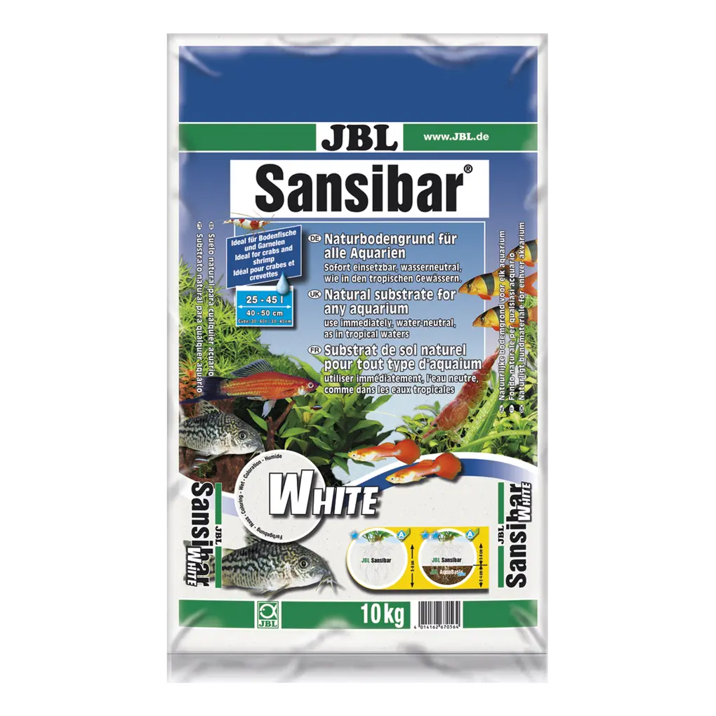 Perfect support for plant roots: substrate with a grain size of 0.2–0.6 mm for freshwater and saltwater aquariums and terrariums