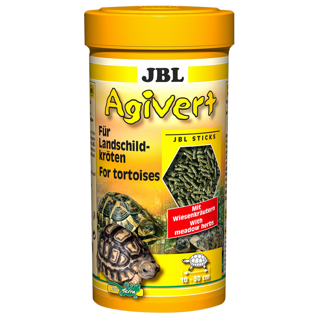 Specially formulated for the nutritional needs of tortoises: food sticks made from a mixture of purely plant-based raw materials.