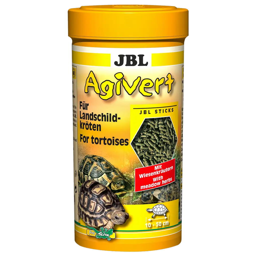 Especialmente concebido para as necessidades nutricionais das tartarugas terrestres: sticks alimentares compostos por uma mistura de matérias-primas vegetais puras.