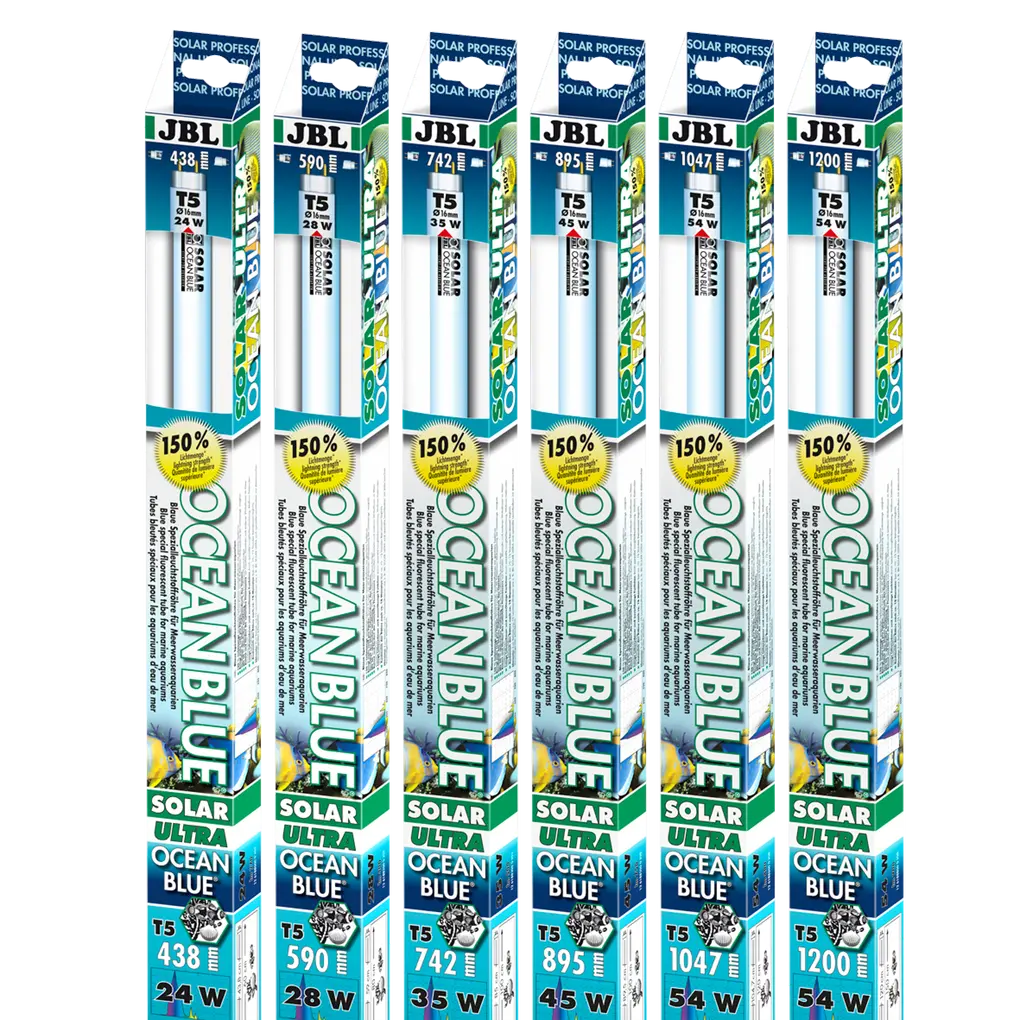 Special blue fluorescent tube to enhance the natural colours of corals, shells and other invertebrates in saltwater aquariums.