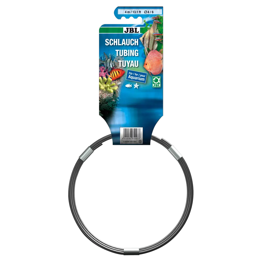 Mangueira de água flexível, cinzenta, disponível em vários diâmetros e comprimentos (4/6; 9/12; 12/16; 16/22; 19/25)