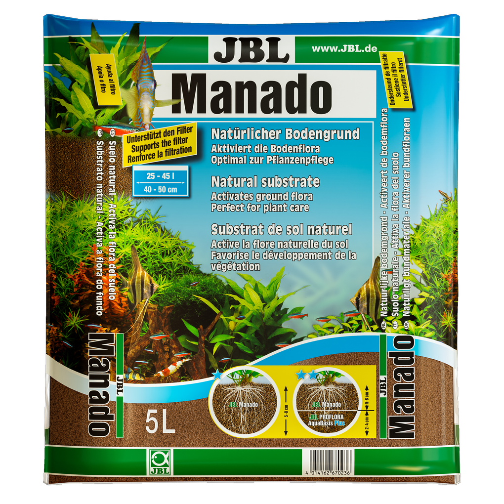 Ideal for plant care thanks to its porous structure and nutrient storage function: substrate for freshwater aquariums