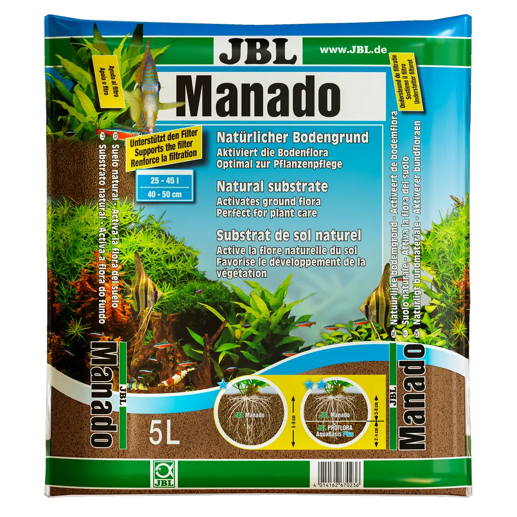 Ideal para o cuidado das plantas graças à sua estrutura porosa e função de armazenamento de nutrientes: substrato para aquários de água doce