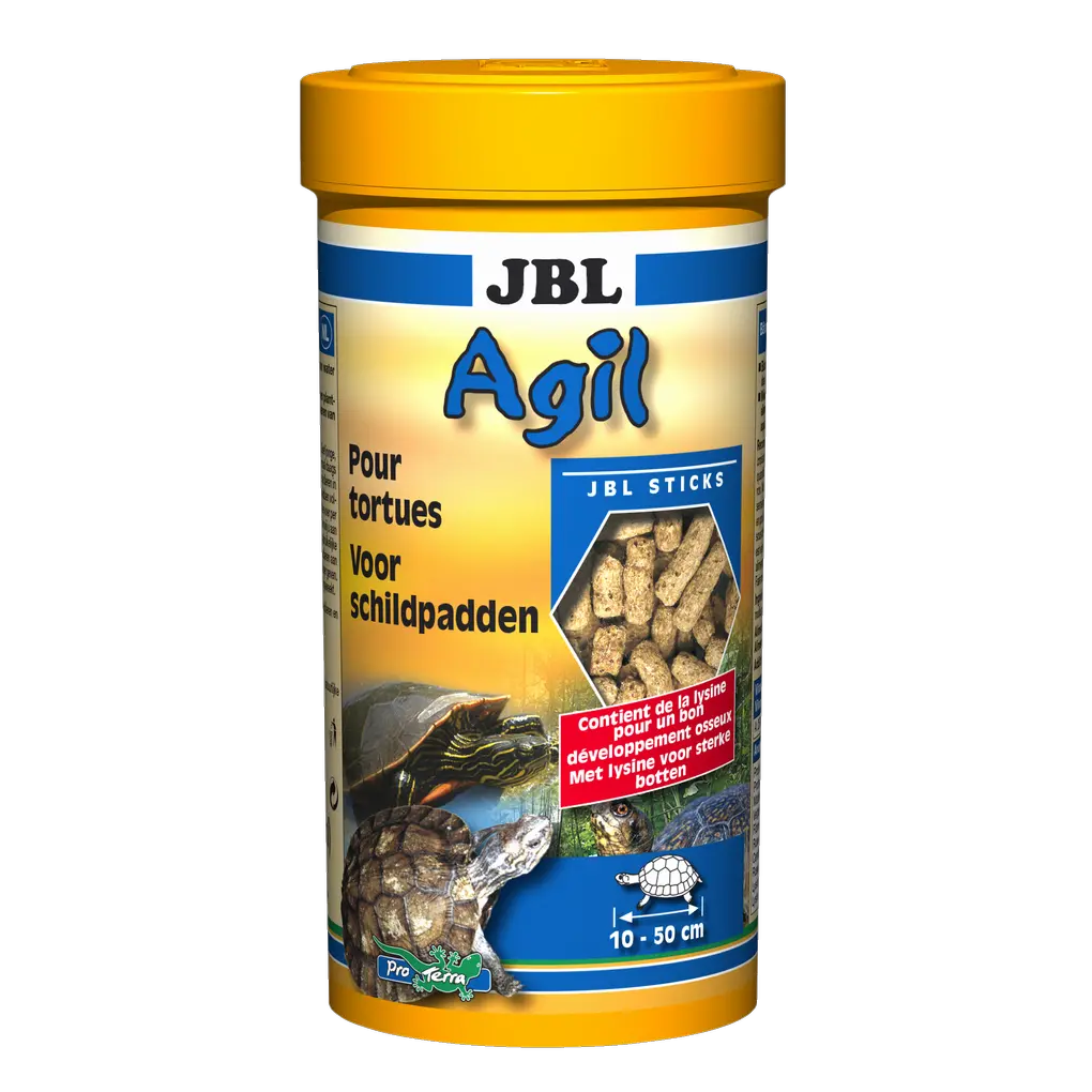 Spécialement adapté aux besoins alimentaires des tortues aquatiques et des tortues des marais : aliment complet sous forme de bâtonnets flottants pour tortues de 10 à 50 cm.