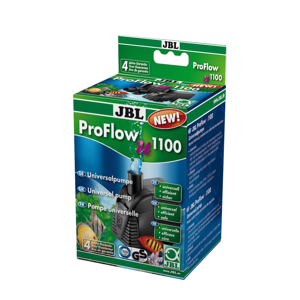 Clean and healthy water: Universal pump with a capacity of 1200 l/h for circulating water in aquariums and aquaterrariums. Can be used for biofilters, indoor fountains or as a fountain.