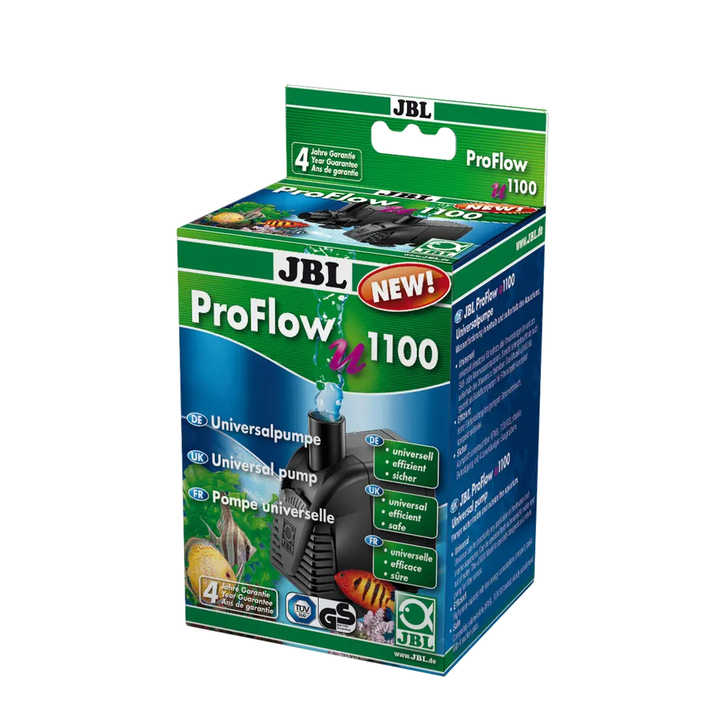 Água limpa e saudável: bomba universal com capacidade de 1200 l/h para circulação de água em aquários e aquaterrários. Utilização para biofiltros, fontes de interior ou como fonte ornamental.