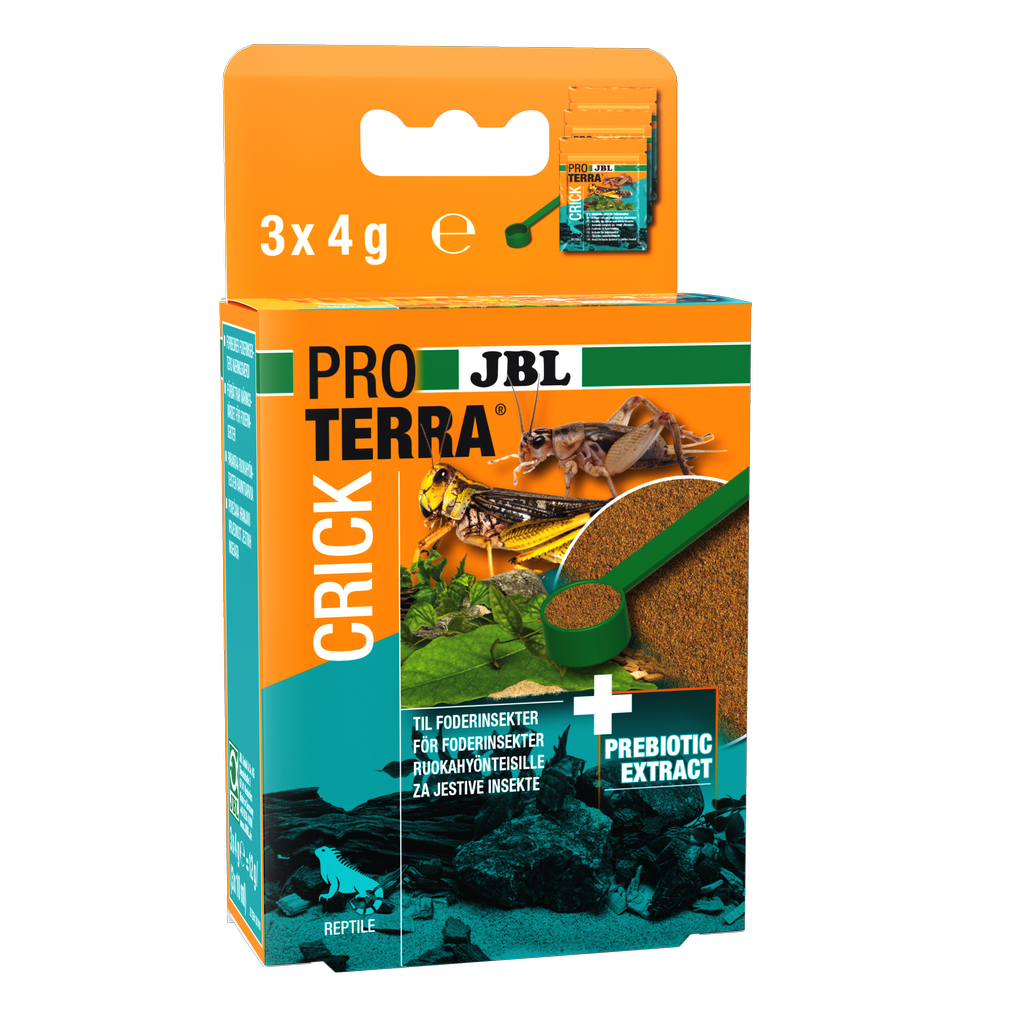 Improving the nutritional value of feed insects for terrarium animals: Complete feed for crickets and other insects