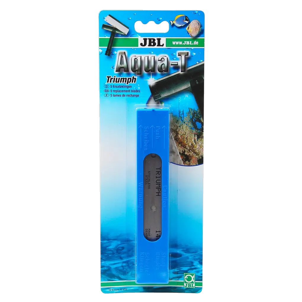 Accessoires pour Aqua-T Triumph : 5 lames de précision pour éliminer sans effort les dépôts tenaces sur les vitres d'aquarium