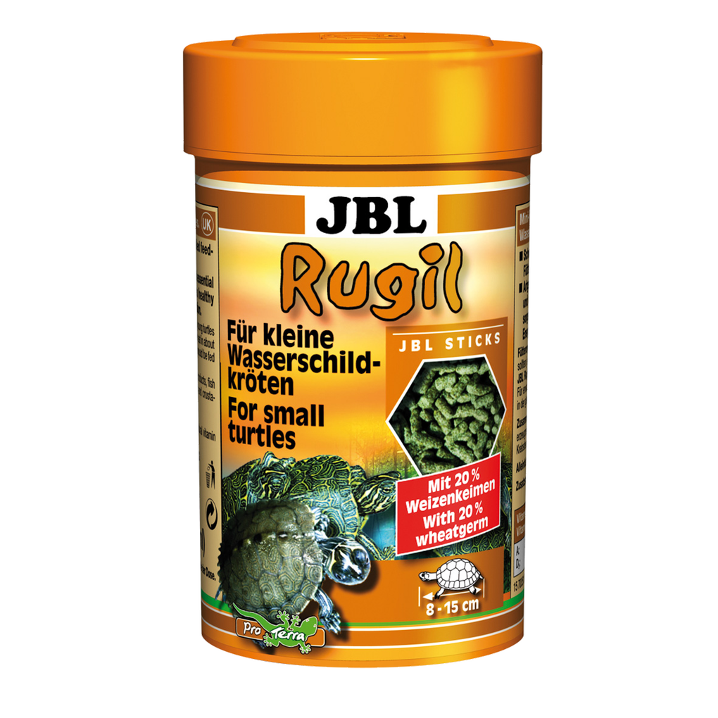 Floating food sticks for water turtles: Species-appropriate food mix for small turtles measuring 8–15 cm in size.