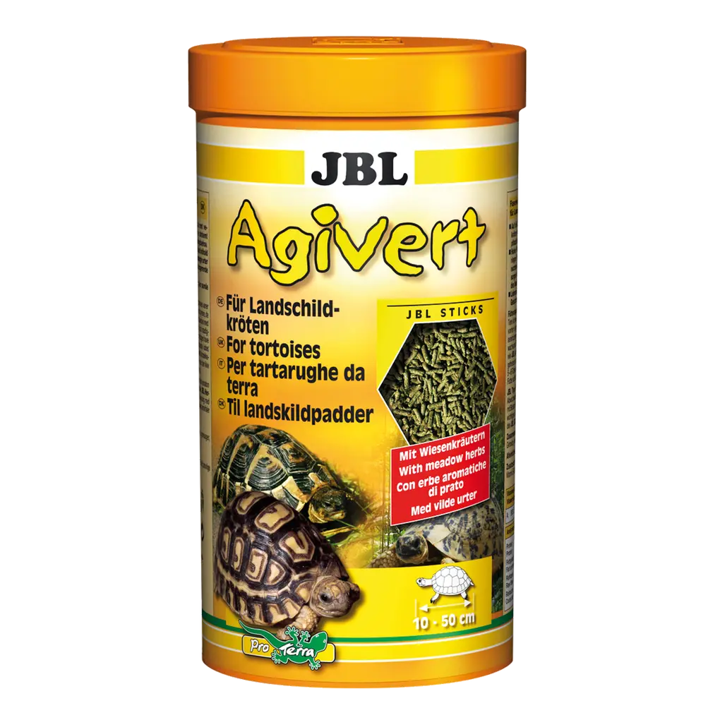 Specially formulated for the nutritional needs of tortoises: food sticks made from a mixture of purely plant-based raw materials.