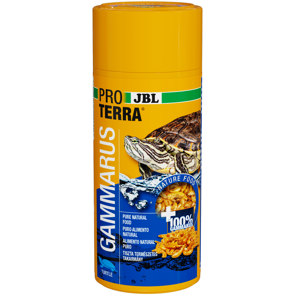 Alimento individual para tartarugas aquáticas e pantanosas: Gammarus limpos e secos naturalmente, com cerca de 1-1,5 cm de comprimento.
