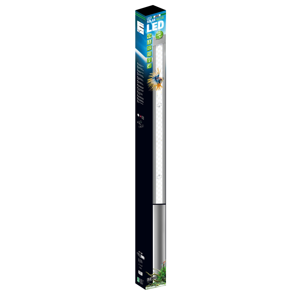 Maximum efficiency with 150 lumens/watt for beautiful aquarium plants: Extremely high photosynthetically active radiation (PAR) of over 200 µM/s/m2