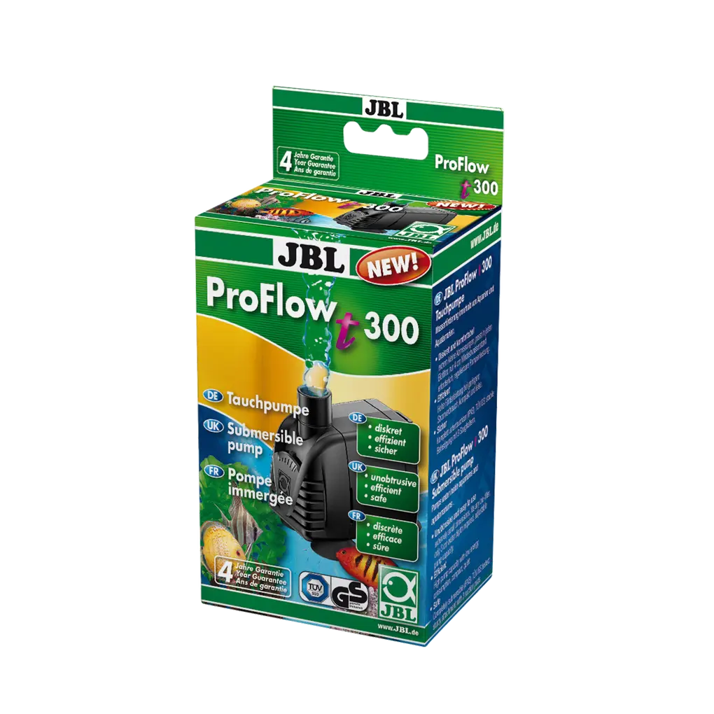 Clean and healthy water: Submersible pump with a capacity of 80–300 l/h for circulating water in aquariums and aquaterrariums. Can be used for biofilters, indoor fountains or as a fountain.