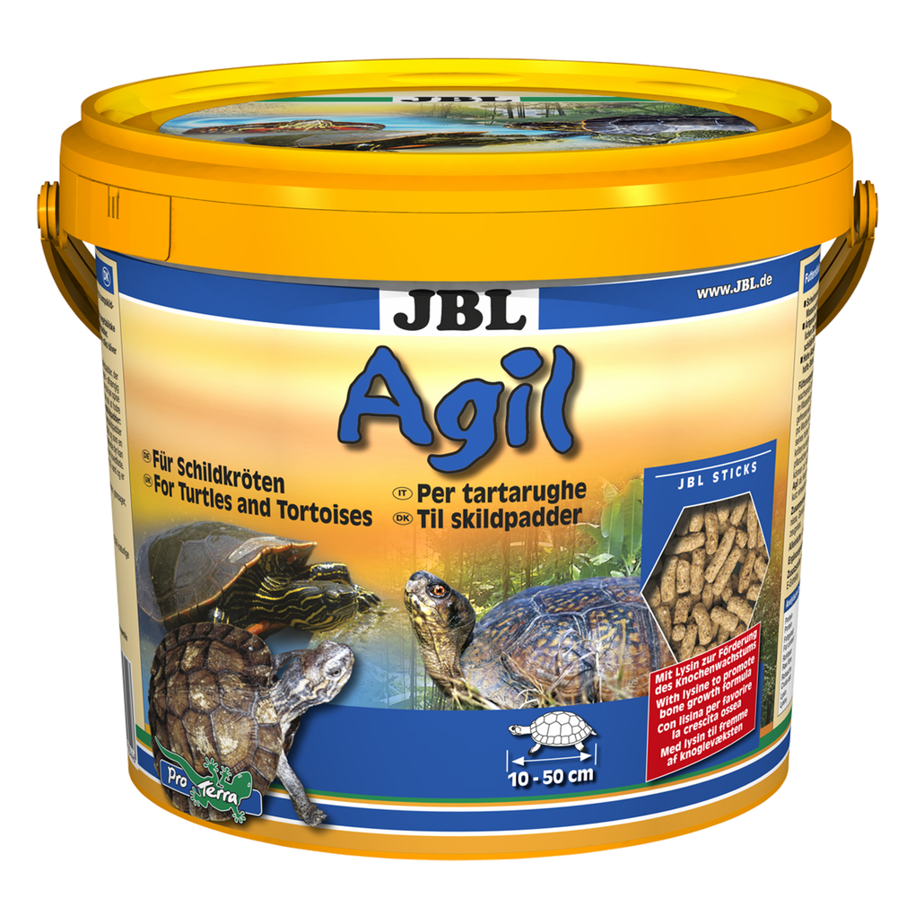 Specially formulated for the nutritional needs of aquatic and marsh turtles: staple food in the form of floating sticks for turtles measuring 10–50 cm in length.