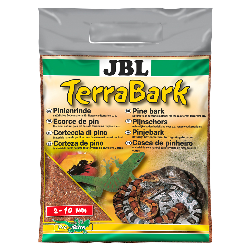 For forest and rainforest terrariums: Pine bark substrate