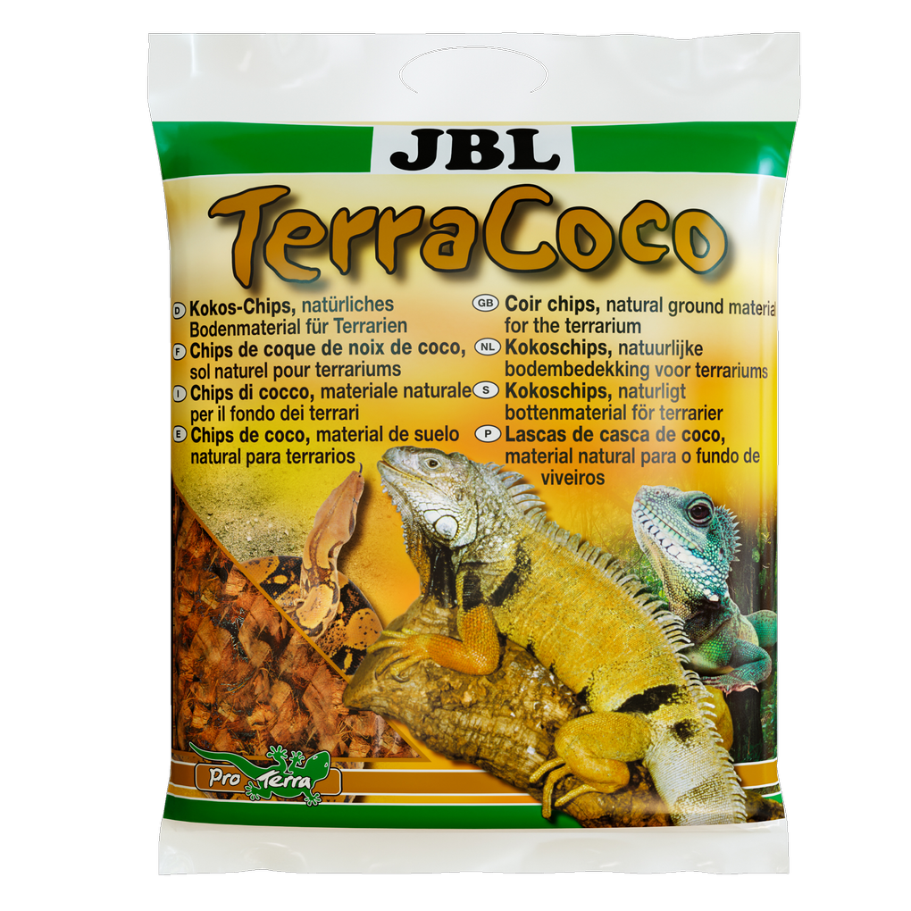 For all types of terrariums: natural substrate made from coconut chips.