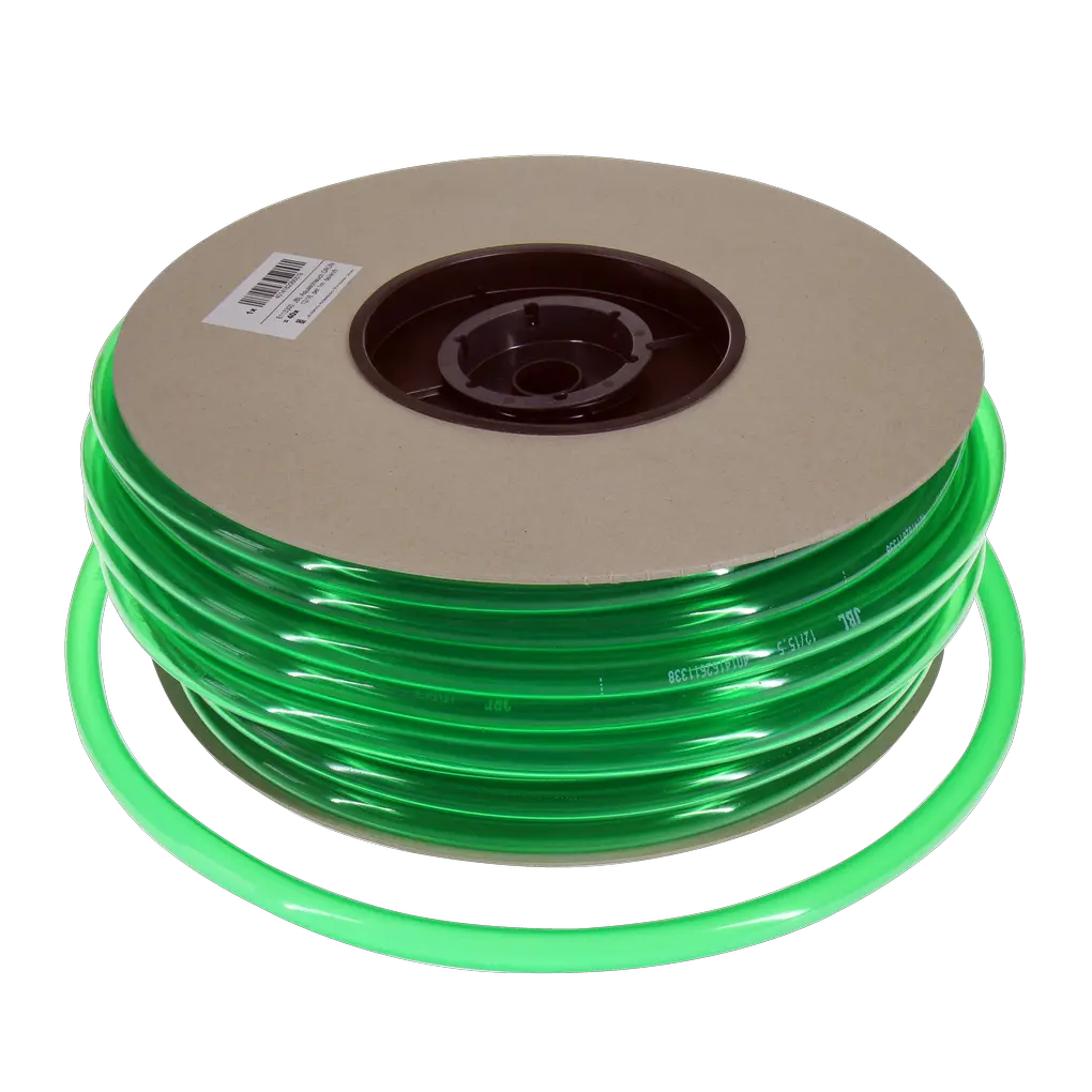 Flexible, green hose available in various diameters (4/6; 9/12; 12/16; 16/22)