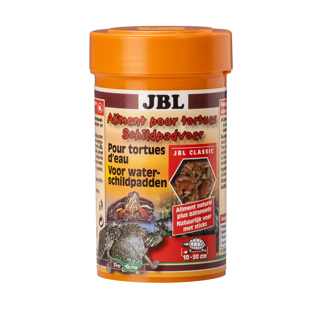 Spécialement adapté aux besoins alimentaires des tortues aquatiques et des tortues des marais : aliment naturel avec des bâtonnets alimentaires à base de poisson pour les tortues de 10 à 50 cm.
