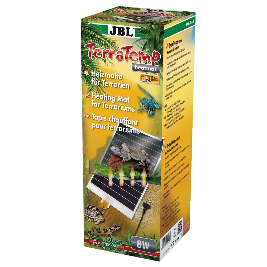 Radiación térmica ideal para animales y plantas: manta calefactora infrarroja autoadhesiva para terrarios.