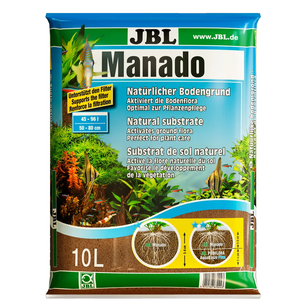 Ideal for plant care thanks to its porous structure and nutrient storage function: substrate for freshwater aquariums