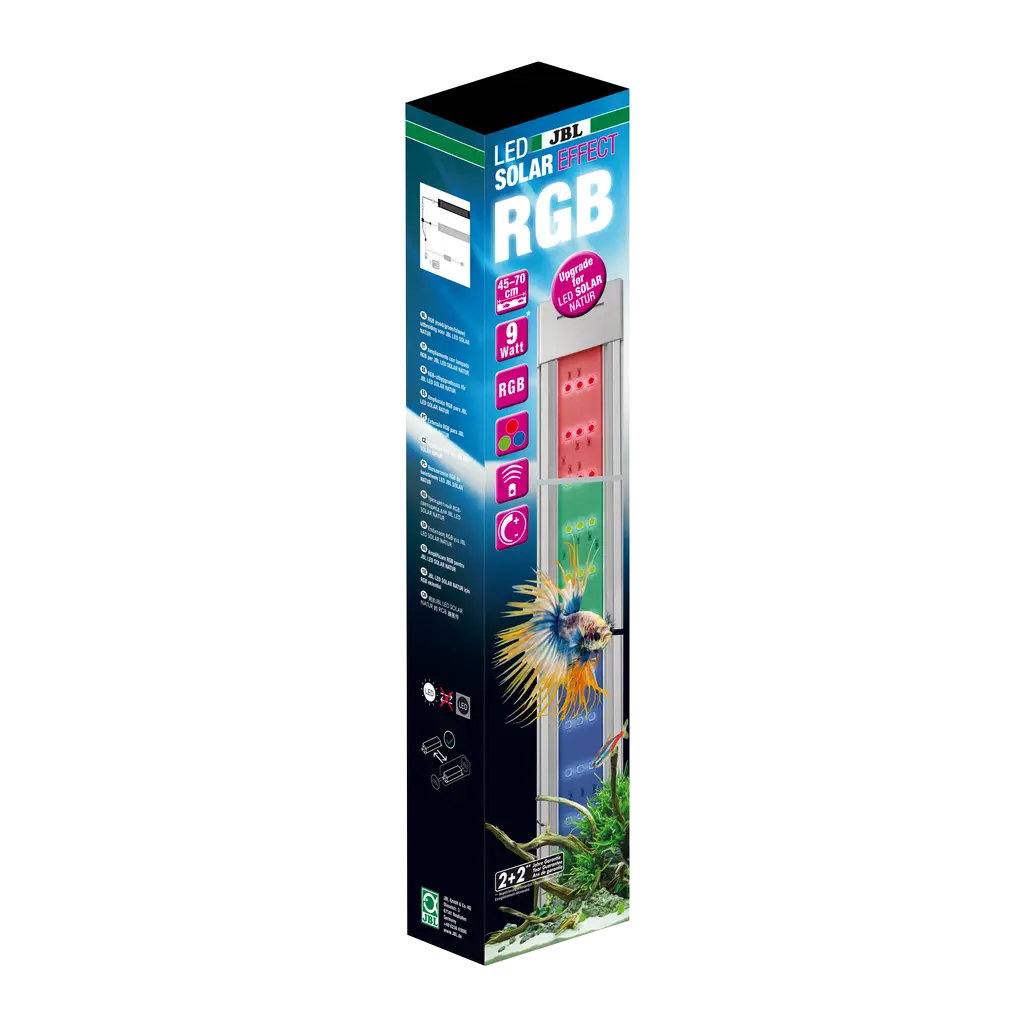 Special luminaire with RGB LEDs for creating colour effects, ideal as a replacement for a second coloured fluorescent tube (T5 or T8). 40% more light output compared to Gen 1). Optimised heat sink for more power.