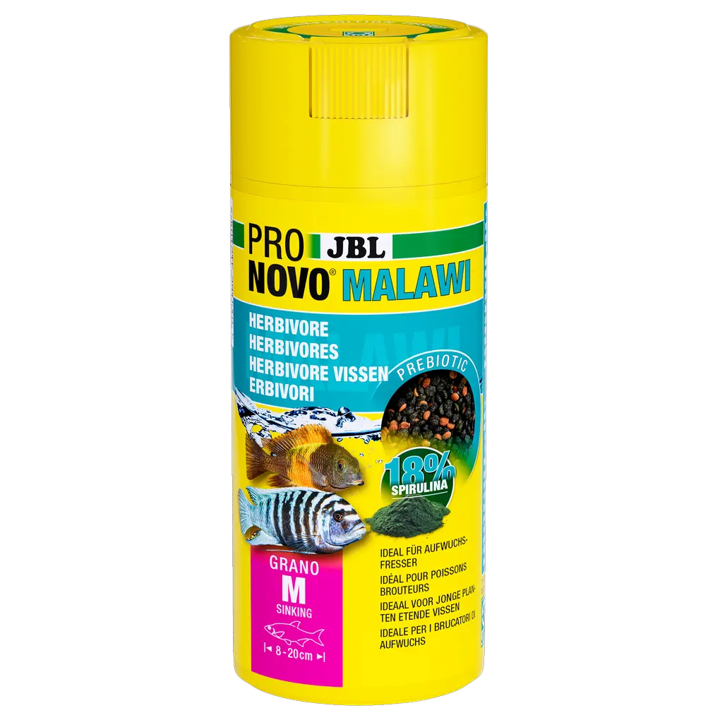 Aliment prébiotique et coulant pour aquarium : des fibres alimentaires spéciales contenues dans l'aliment fournissent aux bactéries intestinales bénéfiques les nutriments nécessaires à une bonne digestion.