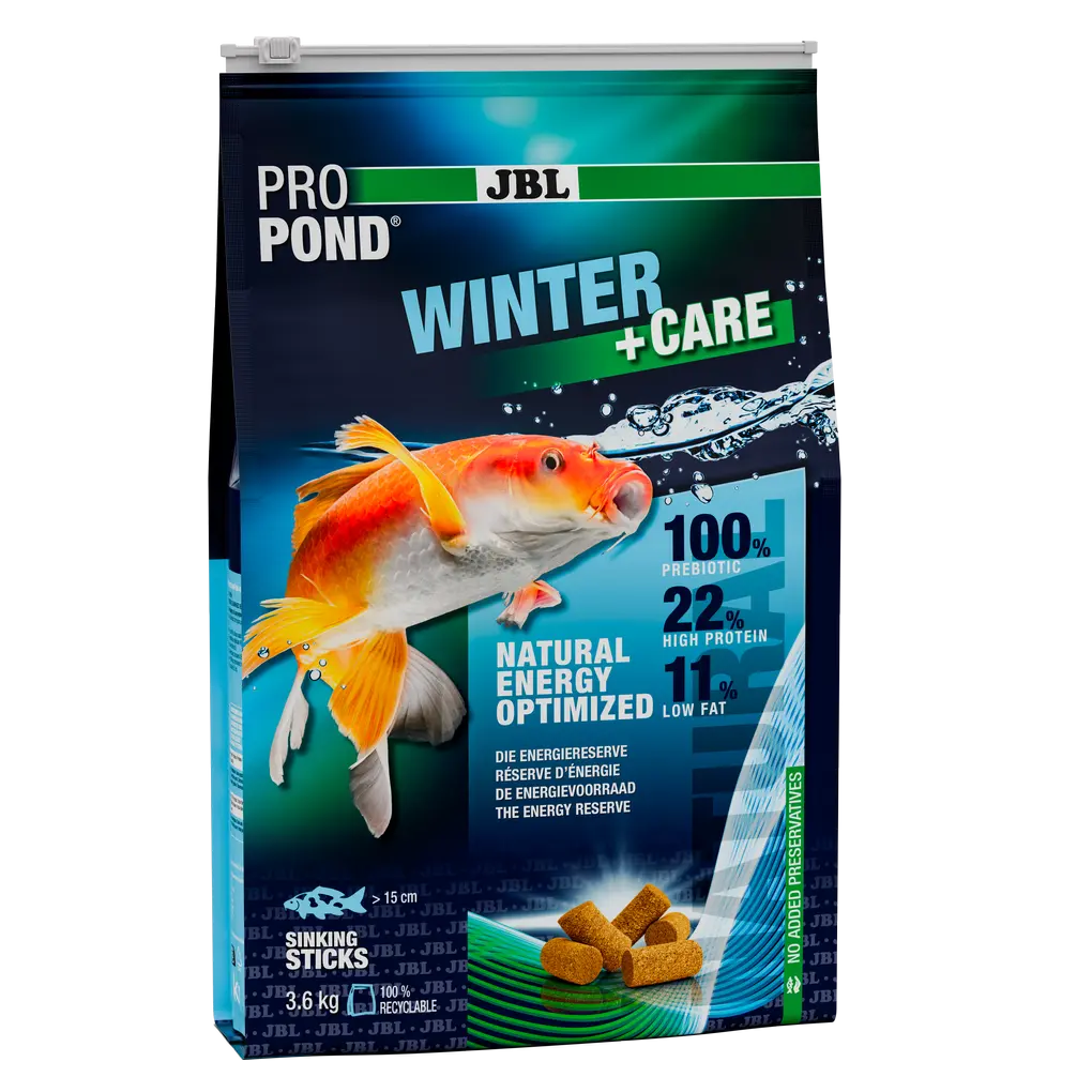 Provides optimal energy reserves at low winter temperatures (between 5 and 15 °C) thanks to its easily digestible formula.