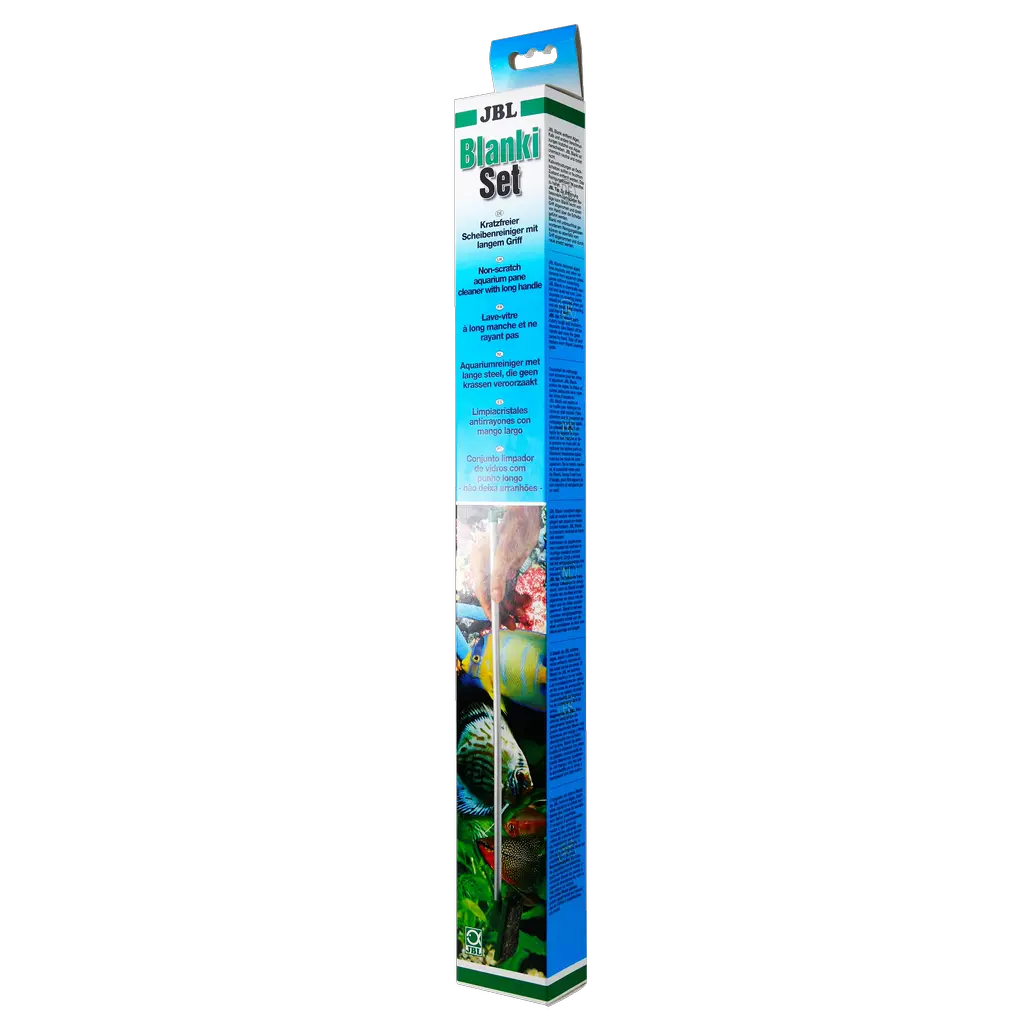 Removes algae, limescale and other dirt from aquarium glass in minutes: scratch-free glass cleaner