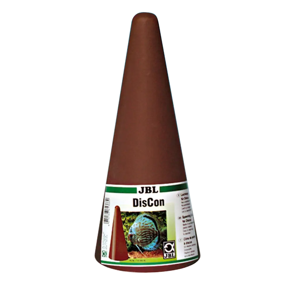 Ideal spawning aid for discus: Spawning cone for egg-laying female discus
