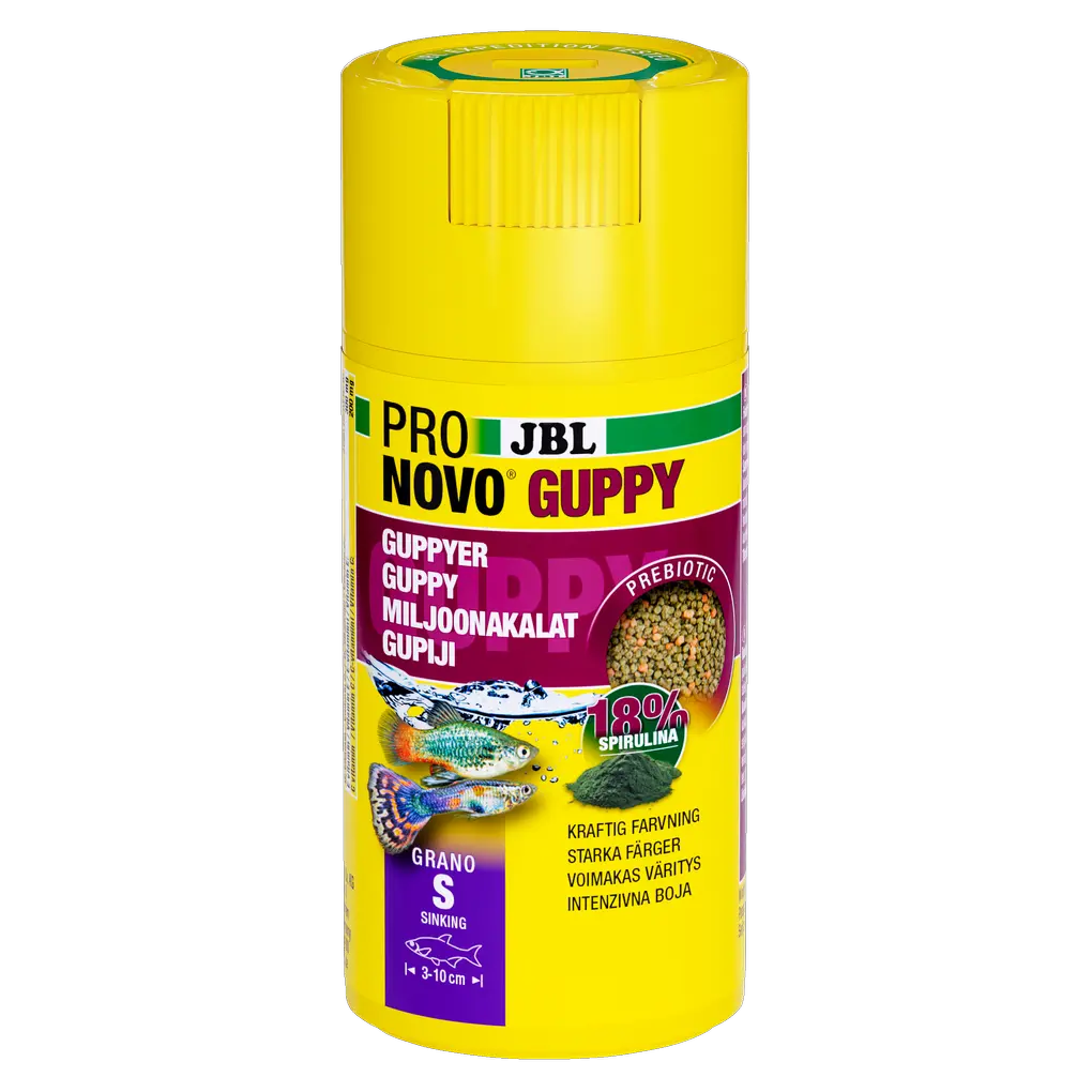 Prebiotic & sinking aquarium fish food: Special fibre in the food provides the beneficial intestinal bacteria with nourishment for healthy digestion.